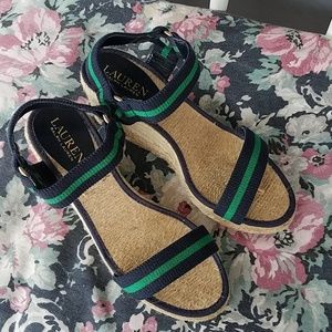 RALPH LAUREN ESPADRILLES..SIZE 6.5